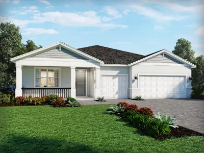 New construction Single-Family house 5579 Hampton Park Cir, Vero Beach, FL 32966 plan Coral - image