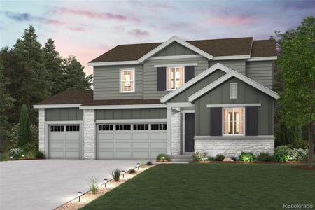 New construction Single-Family house 13785 Emerald Lake Street, Parker, CO 80138 Shenandoah- photo 0