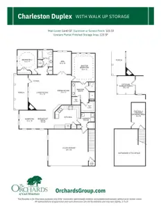 New construction Single-Family house 3600 Matt Hwy, Cumming, GA 30028 plan The Charleston with Walk Up Storage - image