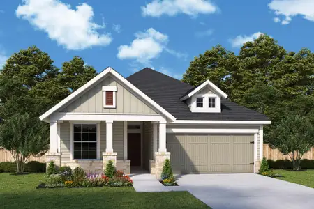 New construction Single-Family house 12110 Secret Vine, Schertz, TX 78154 plan The Calaveras - image
