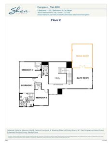 New construction Single-Family house 12910 Whitewater Wy, Conroe, TX 77302 plan 6060 Elevation B - image