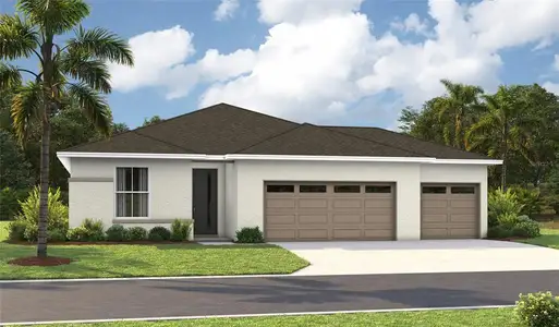 New construction Single-Family house 9195 Players Dr, Weeki Wachee, FL 34613 Slate- photo 0