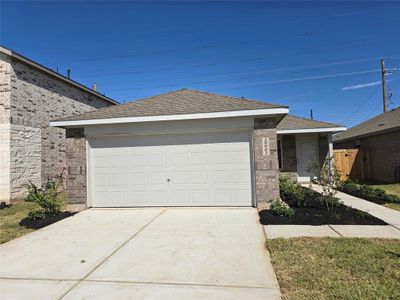 New construction Single-Family house 16831 Rustic Star Dr, Hockley, TX 77447 Oakridge- photo 0