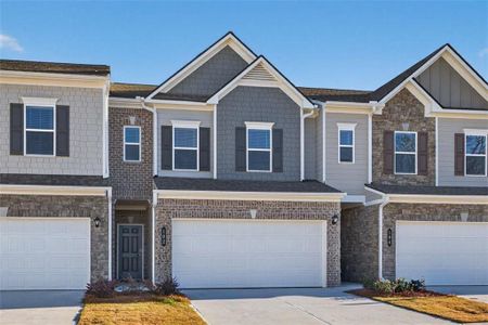 New construction Townhouse house 102 Jacobs Farm Ln, Unit 40, Lawrenceville, GA 30045 plan The Maddux II - image