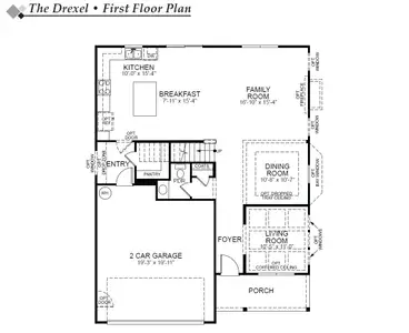 New construction Single-Family house 2140 Castle Stone Cour, Kernersville, NC 27284 plan Drexel - image