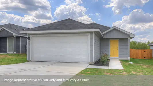 New construction Single-Family house 233 Aplite Pass, Maxwell, TX 78656 plan The Atlanta - image