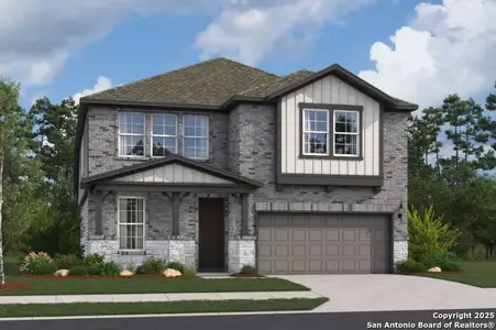 New construction Single-Family house 509 Cowboy Knl, Cibolo, TX 78108 plan Hudson - image