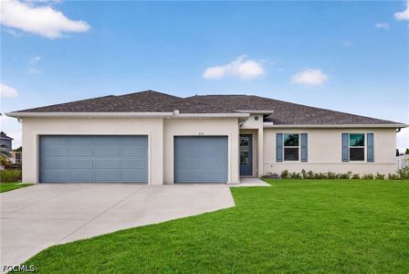 New construction Single-Family house 323 Nw 18Th St, Cape Coral, FL 33993 plan The Bluewater Cove - image