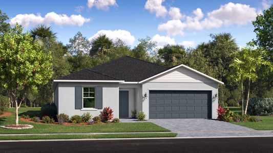 New construction Single-Family house 2405 Stingray Dr Se, Palm Bay, FL 32909 plan Dawn II - image
