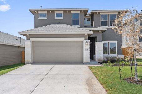 New construction Single-Family house 261 Ironshoe Trail, Liberty Hill, TX 78642 Aurora- photo 0