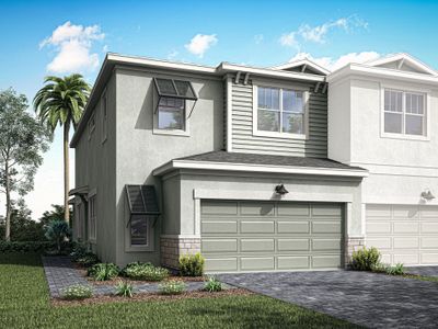 New construction Townhouse house 3551 Nw Solange Ct, Jensen Beach, FL 34957 Eastwind- photo 0