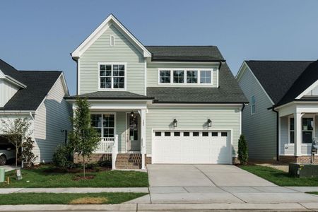 New construction Single-Family house 1721 Grassy Falls Lane, Wendell, NC 27591 Columbia- photo 0