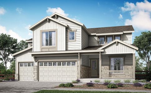New construction Single-Family house 3401 N Haleyville Ct, Aurora, CO 80019 plan 5015 - image