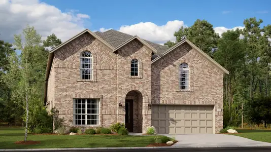 New construction Single-Family house 201 Loving Trailhold, Justin, TX 76247 plan Liberty II w/ Media Standard - image