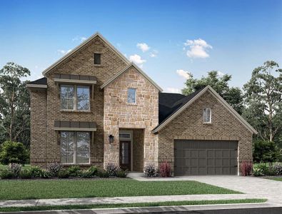 New construction Single-Family house 7611 Sunset Ridge Ln, Fulshear, TX 77441 Barnhart- photo 0 0