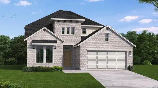 New construction Single-Family house 418 Cleveland Wy, New Braunfels, TX 78130 plan Granger - image