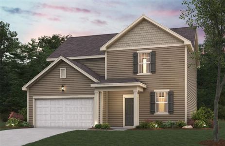 New construction Single-Family house 8643 Paradise Drive, Douglasville, GA 30134 Fontana- photo 0