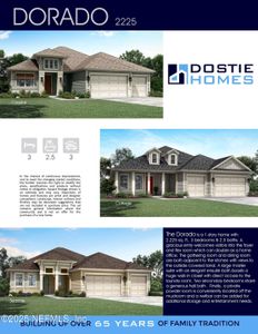 New construction Single-Family house 222 Tesoro Ter, St. Augustine, FL 32095 plan Dorado - image