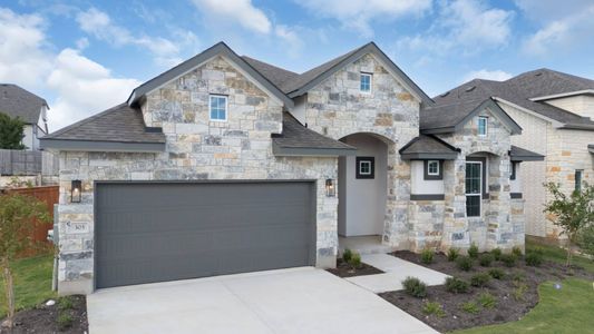 New construction Single-Family house 305 Oak Blossom Rd, Liberty Hill, TX 78642 plan Michelle - image