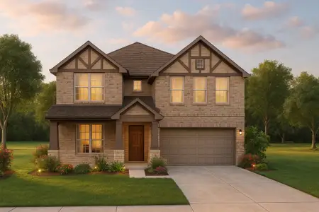 New construction Single-Family house 405 Canvasback Wy, Waller, TX 77484 plan Boxwood III Attwater Signature - image