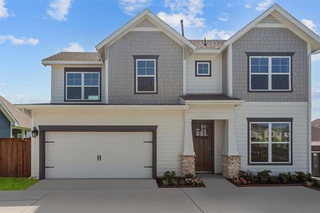 New construction Single-Family house 13321 Hedgebrook Place, Fort Worth, TX 76008 The Morley- photo 0