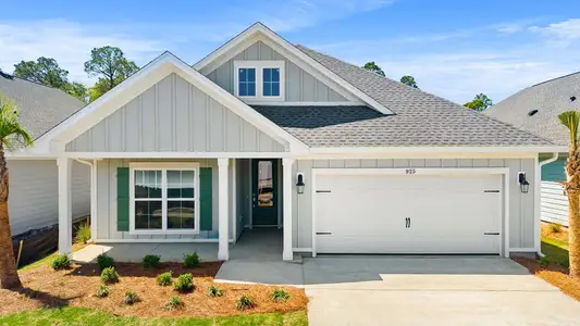 New construction Single-Family house 925 Crystal Bayou Blvd, Panama City Beach, FL 32407 plan Lily - image