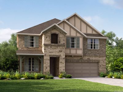 New construction Single-Family house 12719 Patras Pt, San Antonio, TX 78245 plan The Pine (4007) - image