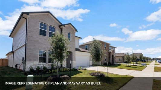 New construction Single-Family house 13805 Thomas Wheeler Way, Manor, TX 78653 The Naples- photo 0