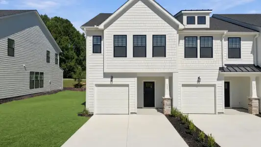 New construction Townhouse house 111 Redfield Pl, Simpsonville, SC 29681 plan Corner Litchfield - image