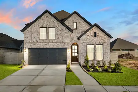 New construction Single-Family house 407 Aztec Cave Dr, New Caney, TX 77357 plan Alvin (2314-HV-35) - image