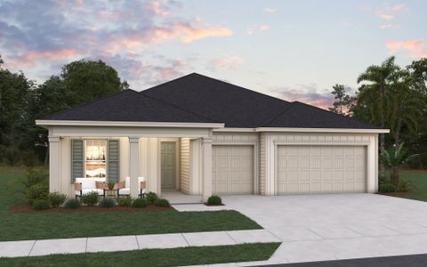 New construction Single-Family house 55 Ribera Dr, Flagler Beach, FL 32136 plan Cooper II - image