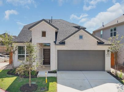 New construction Single-Family house 100 Ridgewell Lp, Georgetown, TX 78633 plan Warner - image