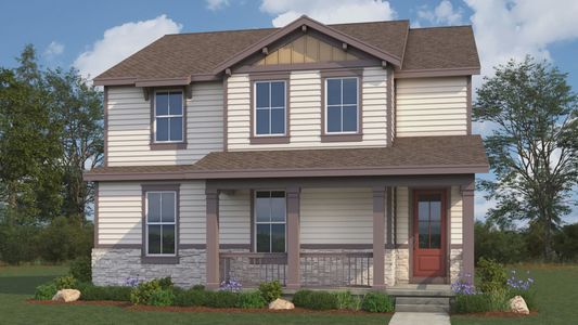 New construction Single-Family house 5427 N Flat Rock Wy, Aurora, CO 80019 plan Luna - image