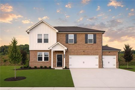 New construction Single-Family house 3754 Aiyana Wy, Bethlehem, GA 30620 plan Portland - image