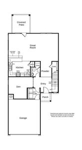 This floor plan features 3 bedrooms, 2 full baths, 1 half bath, and over 2,200 square feet of living space.