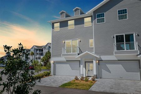 New construction Townhouse house 5732 Biscayne Court, New Port Richey, FL 34652 - photo 0