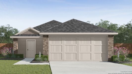 New construction Single-Family house 12563 Ivory Pkwy, Converse, TX 78109 plan The Estero - image