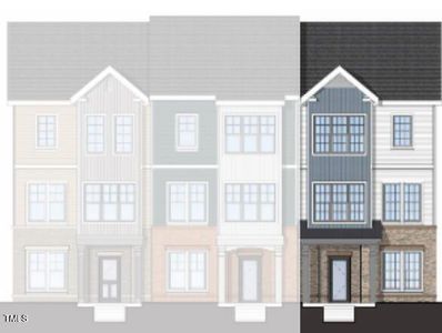 New construction Townhouse house 631 Sawcut Ln, Apex, NC 27502 - image