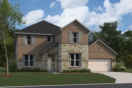 New construction Single-Family house 828 Sanger Ln, Leander, TX 78641 plan Medina - Classic Series - image