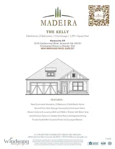 New construction Single-Family house 1210 Cedarcrest Blvd, Acworth, GA 30101 plan The Kelly - image