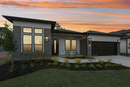 New construction Single-Family house 15735 Hoptree Heights Ln, Conroe, TX 77302 plan 5039 Elevation F - image
