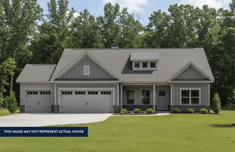 New construction Single-Family house 500 Belle Woode St, Monroe, GA 30656 plan (GA)The Everett | Front Entry - image