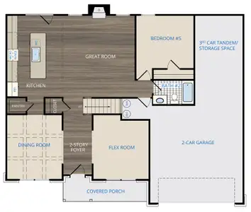 New construction Single-Family house 3545 Matt Hwy, Cumming, GA 30028 plan Margaret - image 1