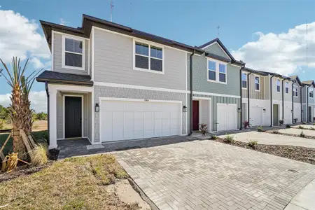 New construction Townhouse house 7580 Deer Valley Cir, Tampa, FL 33635 plan Beach - image