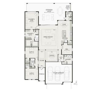 New construction Single-Family house 18045 Foxtail Lp, Venice, FL 34293 plan Outrigger - image 3