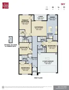 New construction Single-Family house 2572 Raghav Trail Rd, Tavares, FL 32778 plan Sky - image