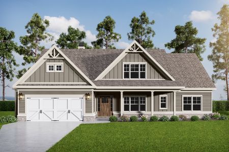 New construction Single-Family house 600 Whiporwill Cv, Monroe, GA 30655 plan (GA)The Riley | Front Entry - image