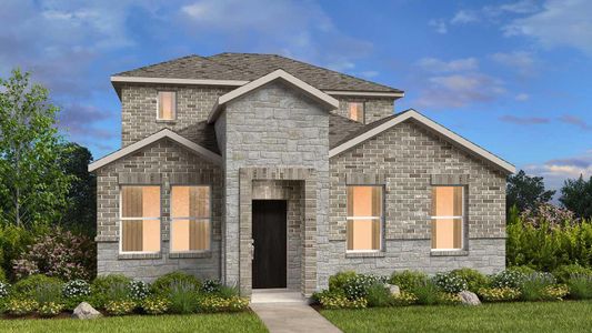 New construction Single-Family house 701 Emory Crossing Blvd, Hutto, TX 78634 Walton- photo 0