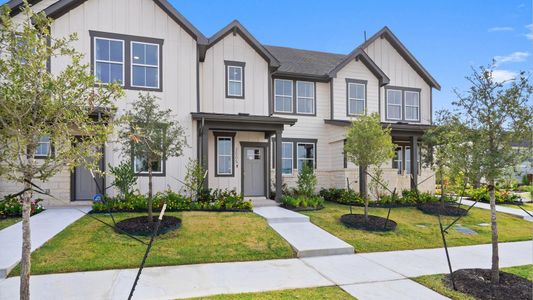 New construction Townhouse house 2614 Caleb Asher Lp, Round Rock, TX 78665 The Wicklow- photo 0 0