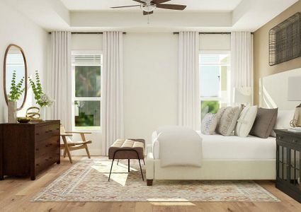 New construction Single-Family house 9520 Petrichor Blvd, Manor, TX 78653 plan Mantle - image 8